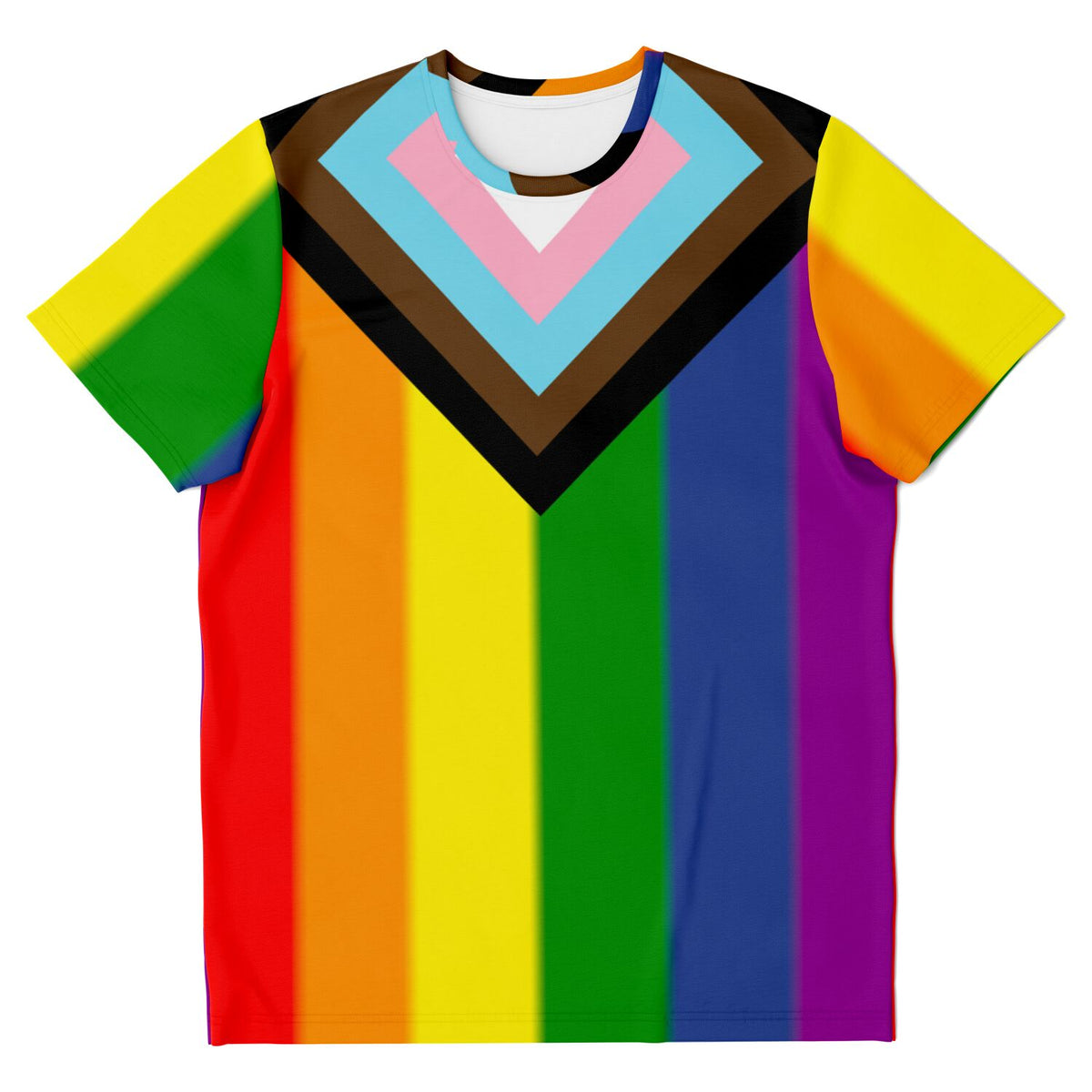 Progress Pride Flag T-shirt – Oscar Guardiola Designs