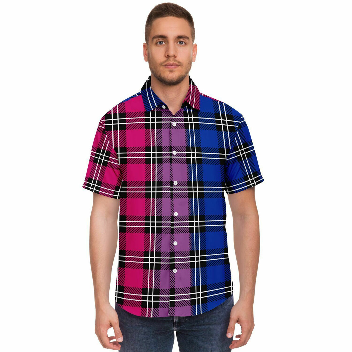 pride button down shirt