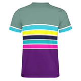 Color Palette Stripes Cotton T-shirt 57