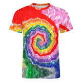 Rainbow Pride Tie Dye Cotton T-Shirt 2