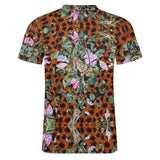 Embossed Cheetah Spots Cotton T-Shirt