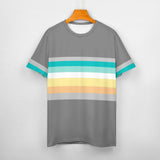 Color Palette Stripes Cotton T-shirt 29