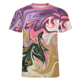 Liquid Paint Effect Cotton T-Shirt 10