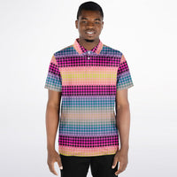 Gradient Polka Dot Polo