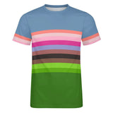 Color Palette Stripes Cotton T-shirt 50