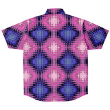 Purple & Pink Geometric Button Down