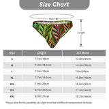 Men's Bikini Underwear leaf pattern embossed 3