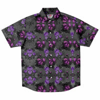 Gothic Floral Button Down