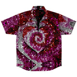 Mosaic Heart Button Down Shirt