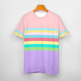 Color Palette Stripes Cotton T-shirt 49