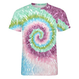 Multi-color Palette Tie Dye Cotton T-shirt 23