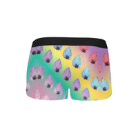 Leaf Pattern Boxer Briefs with Fly