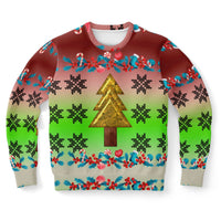 Gold Christmas Tree Sweatshirt