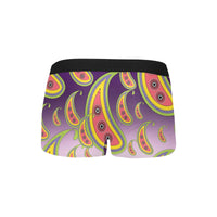 Paisley Pattern Boxer Briefs with Fly