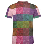 Unisex Gold Arabesque Tile Cotton T-Shirt