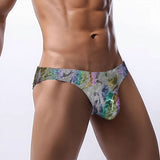 Men's Bikini Underwear Embossed Velvet 4