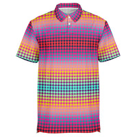 Gradient Polka Dot Polo