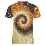 Coffee Color Palette Tie Dye Cotton T-shirt