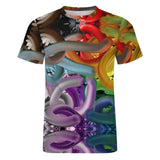 Unisex Pride Paint Strokes Cotton T-Shirt