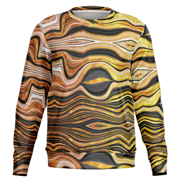 Gold Texture Marble Sweatshirt