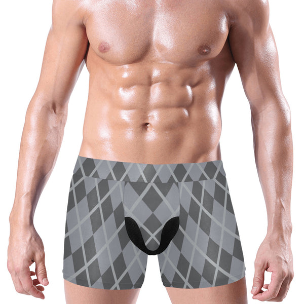 Argyle Men's Elephant Pouch Boxer Briefs