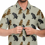 Owls Button Down