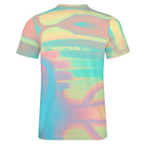 Unisex Holographic Paint Cotton T-Shirt