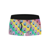 Leaf Pattern Boxer Briefs with Fly