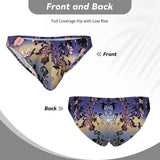 Men's Bikini Underwear Embossed Flower Pattern 7