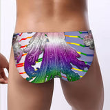 Men's Bikini Underwear embossed rainbow