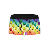 Leaf Pattern Boxer Briefs with Fly