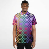 Geometric Star Polo Shirt