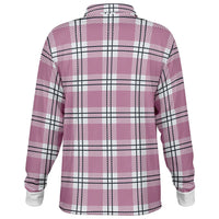 Mod Plaid Long Sleeve Polo