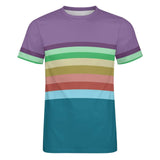 Color Palette Stripes Cotton T-shirt 48