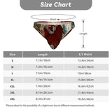 Men's Bikini Underwear Burgundy Wood
