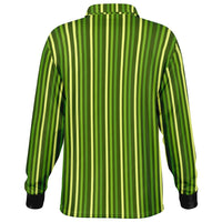 Multicolor Striped Long Sleeve Polo