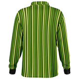 Multicolor Striped Long Sleeve Polo