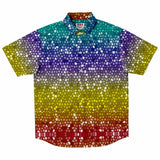 Mosaic Color Palette Button Down Shirt