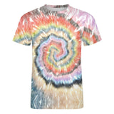 Multi-color Palette Tie Dye Cotton T-shirt 6