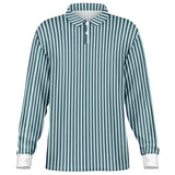 Striped Long Sleeve Polo