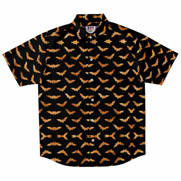 Orange Bats Button Down