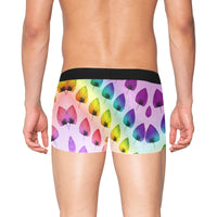 Leaf Pattern Boxer Briefs with Fly