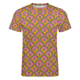 Rainbow Pattern Cotton T-Shirt 3