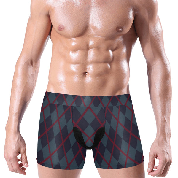 Argyle Men's Elephant Pouch Boxer Briefs