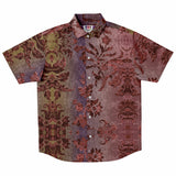 Embossed Gradient Velvet Button Down Shirt 4