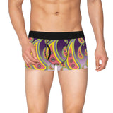 Paisley Pattern Boxer Briefs with Fly