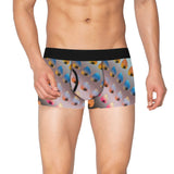 Leaf Pattern Boxer Briefs with Fly