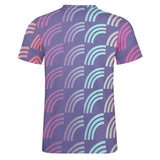 Color Palette Stripes Cotton T-shirt 15