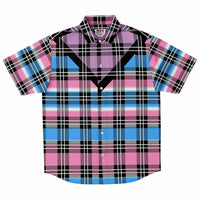 Pride Plaid Button Down Shirt