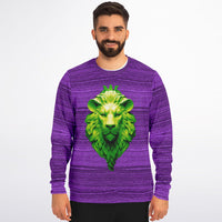 Purple & Neon Lion Sweatshirt